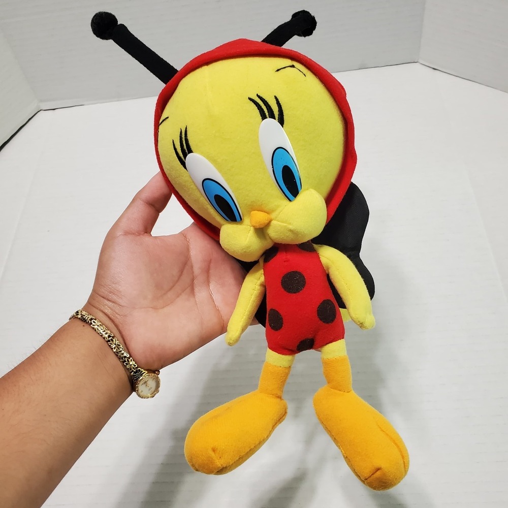 Looney Tunes Tweety Bird Ladybug Plush Stuffed Animal Toy Warner Bros Nanco